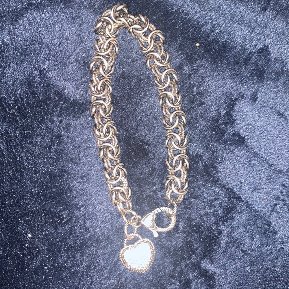 Beautiful Judith ripka 925 real silver bracelet